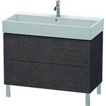 Duravit Waschtischunterbau L-CUBE 582x984x459mm eiche dunkel gebürstet