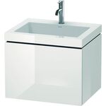 Duravit Waschtischunterbau L-CUBE m WT Vero Air 500x600x480mm 1 HL we hgl