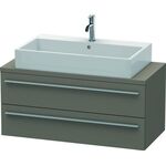 Duravit Konsolenunterschrank X-LARGE 440x1000x478mm flannel grey seidenmatt