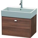 Duravit Waschtischunterbau BRIOSO Griff chrom 442x684x459mm nussbaum natur