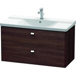 Duravit Waschtischunterbau BRIOSO Griffe chr 561x1020x479mm Kast. dunkel