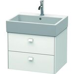 Duravit Waschtischunterbau BRIOSO Griffe Frontfarbe 442x584x459mm we matt
