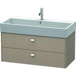 Duravit Waschtischunterbau BRIOSO Griffe chrom 442x984x459mm leinen