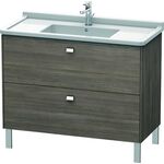 Duravit WT-Unterbau BRIOSO COMPACT Griffe chrom 693x1020x469mm pine terra