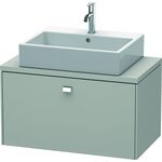 Duravit Konsolenunterschrank BRIOSO Griff chrom 442x820x480mm betongrau matt