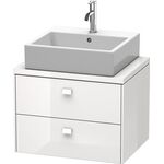 Duravit Konsolenunterschrank BRIOSO Griffe Frontfarbe 442x620x480mm grap ma
