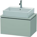 Duravit Konsolenunterschrank L-CUBE 400x720x477mm betongrau matt