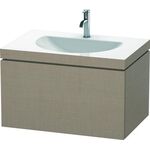Duravit Möbelwaschtisch DARLING NEW 800x540mm o Überlauf 1 Hahnloch leinen