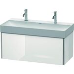 Duravit Waschtischunterbau XSQUARE 397x984x460mm weiß hochglanz