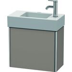 Duravit Waschtischunterbau XSQUARE 397x484x240mm Türansch links basalt matt