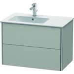 Duravit Waschtischunterbau XSQUARE 560x810x478mm Be links betongrau matt