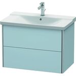 Duravit Waschtischunterbau XSQUARE 565x810x473mm lichtblau seidenmatt