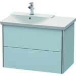Duravit Waschtischunterbau XSQUARE Be li 565x810x473mm lichtblau seidenmatt