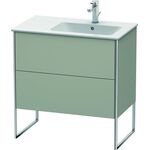 Duravit Waschtischunterbau XSQUARE 832x810x478mm Be rechts taupe seidenmatt