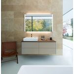 Duravit Waschtischunterbau XSQUARE 400x1400x548mm Be li lichtbl seidenmatt