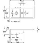 V&B Spüle SUBWAY 60 1000x510mm Be li Handbet. timber