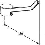 Kludi KLINIK-Armhebel PROVITA Ausladung 180mm chr