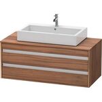 Duravit Waschtischunterbau KETHO 550x1200x496mm nussbaum natur