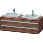 Duravit Waschtischunterbau KETHO 550x1400x496mm nussbaum natur