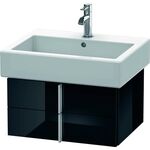 Duravit Waschtischunterbau VERO 431x550x298mm schwarz hochglanz