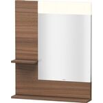 Duravit Spiegel VERO 142x650x800mm Beleuchtung nussbaum natur