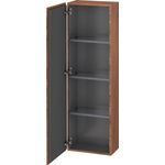 Duravit Halbhochschrank L-CUBE 400x243x1320mm Ans links nussbaum natur