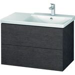 Duravit Waschtischunterbau L-CUBE 820x481x555mm eiche dunkel gebürstet