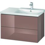 Duravit Waschtischunterbau L-CUBE 820x481x555mm cappuccino hochglanz