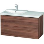 Duravit Waschtischunterbau L-CUBE 1020x481x555mm nussbaum natur