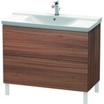 Duravit Waschtischunterbau L-CUBE 1020x481x709mm nussbaum natur