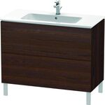 Duravit Waschtischunterbau L-CUBE 1020x481x704mm nussbaum gebürstet