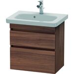 Duravit Waschtischunterbau DURASTYLE 368x580x610mm nussbaum natur