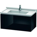 Duravit Waschtischunterbau L-CUBE 469x820x408mm schwarz hochglanz