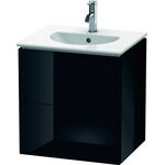 Duravit Waschtischunterbau L-CUBE 419x520x550mm schwarz hochglanz