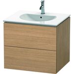Duravit Waschtischunterbau L-CUBE 514x620x550mm europäische eiche