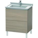 Duravit Waschtischunterbau L-CUBE 469x670x712mm pine silver