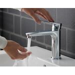 Duravit Einhebel-Waschtischmischer B.1 S mit Zugstangen-Ablaufgarnitur chrom