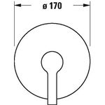 Duravit Fertigmontage-Set B.2 für Unterputz-Brausemischer chrom