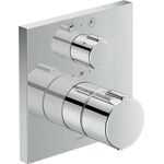 Duravit Wannenthermostat C.1 UP mit Ab-/Umstellventil eckig chrom