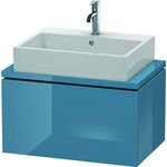 Duravit Konsolenunterschrank L-CUBE 400x720x477mm stone blue hochglanz