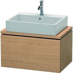 Duravit Konsolenunterschrank L-CUBE 400x720x477mm europäische eiche