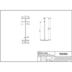 TOTO NEOREST Halter für Fernbedienung, bodenstehend chrom