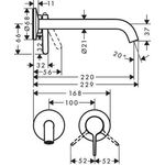 Fertigmontageset AXOR ONE f Unterputz-Einhebel-Waschtischmischer m