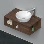 Duravit Waschtischunterbau Compact D-NEO 1 of Fach 260x800x480mm nussbaum dunkel