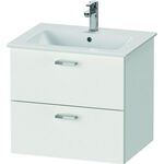Duravit Waschtischunterbau XBASE 2 Schubkästen 552x600x475mm weiß matt