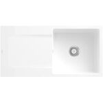 V&B Einbauspüle SILUET 60 FLAT 980x490mm Handbet. snow white