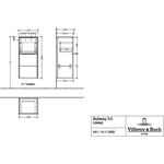V&B Seitenschrank SUBWAY 3.0 400x860x362mm 1x Az Ans re G. Vo bl Br w