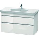 Duravit Waschtischunterbau DURASTYLE 453x1000x610mm eiche schwarz / weiß matt