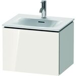 Duravit Waschtischunterbau L-CUBE 400x520x421mm weiß hochglanz