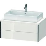 Duravit Konsolenunterschrank XVIU 400x900x548mm Prof. sw ma weiß hochglanz